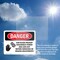 Signmission Saw Blade Present Disconnect Danger Sign, Plastic, 14in W x 10in L, 2PK OS-2PACK-DS-P-1014-L-2447 - alternate 3